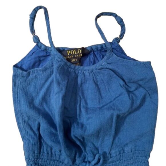 Polo by Ralph Lauren Kids Blue Dress - Picture 4 of 6